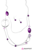 Paparazzi "A Stones Throw - Purple" necklace Paparazzi Jewelry