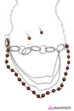 Paparazzi "A Subtle Reminder - Brown" necklace Paparazzi Jewelry