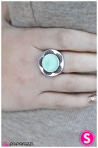 Paparazzi "A Sunny Disposition" Blue Ring Paparazzi Jewelry