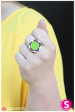 Paparazzi "A Sunny Disposition" Green Ring Paparazzi Jewelry