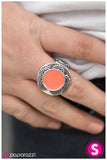 Paparazzi "A Sunny Disposition" Orange Ring Paparazzi Jewelry