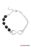 Paparazzi "A Sweet Infinity" Black Bracelet Paparazzi Jewelry