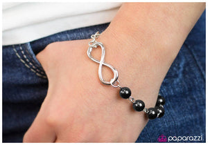 Paparazzi "A Sweet Infinity" Black Bracelet Paparazzi Jewelry