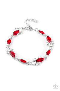 Paparazzi "At Any Cost” Red Bracelet Paparazzi Jewelry