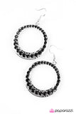 Paparazzi "At A Stand STILETTO" Black Earrings Paparazzi Jewelry