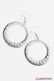 Paparazzi "At A Stand STILETTO" White Earrings Paparazzi Jewelry