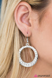 Paparazzi "At A Stand STILETTO" White Earrings Paparazzi Jewelry