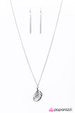 Paparazzi "At First FLIGHT" Silver Necklace & Earring Set Paparazzi Jewelry