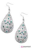 Paparazzi "At First Glance" Blue Earrings Paparazzi Jewelry