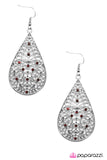 Paparazzi "At First Glance" Red 042XX Earrings Paparazzi Jewelry