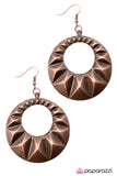 Paparazzi "At First Light - Copper" earring Paparazzi Jewelry