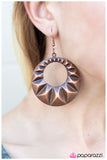 Paparazzi "At First Light - Copper" earring Paparazzi Jewelry