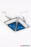 Paparazzi "Athens is Calling" Blue Earrings Paparazzi Jewelry