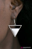 Paparazzi "Athens is Calling - White" earring Paparazzi Jewelry