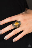 Paparazzi "At High MOON - Brass" ring Paparazzi Jewelry