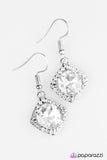 Paparazzi "A Toast To The Bride and Groom - White" earring Paparazzi Jewelry