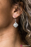 Paparazzi "A Toast To The Bride and Groom - White" earring Paparazzi Jewelry