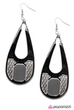 Paparazzi "A Trending Topic" Black Earrings Paparazzi Jewelry