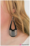 Paparazzi "A Trending Topic" Black Earrings Paparazzi Jewelry