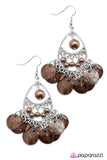 Paparazzi "At Sea Level" Brown Earrings Paparazzi Jewelry