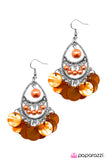 Paparazzi "At Sea Level" Orange Earrings Paparazzi Jewelry