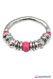 Paparazzi "At the Right Time, In the Right Place - Pink" bracelet Paparazzi Jewelry