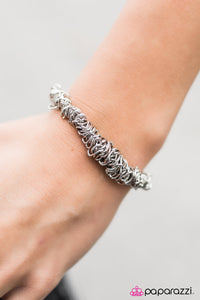 Paparazzi "A Twist Of Fate" Silver Bracelet Paparazzi Jewelry