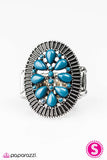 Paparazzi "Autumn Adornment" Blue Ring Paparazzi Jewelry