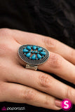Paparazzi "Autumn Adornment" Blue Ring Paparazzi Jewelry