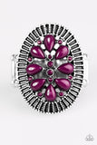 Paparazzi "Autumn Adornment" Purple Ring Paparazzi Jewelry