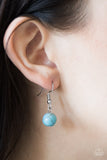 Paparazzi "Autumn Allure" Blue Necklace & Earring Set Paparazzi Jewelry