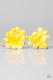 Paparazzi "Awesome Apple Blossom" Yellow Hair Clip Paparazzi Jewelry