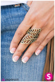 Paparazzi "Autumn Haze" Brass Ring Paparazzi Jewelry