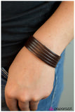 Paparazzi "Avant-Garde" Brown Urban Bracelet Unisex Paparazzi Jewelry