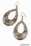 Paparazzi "Avant GARDEN" Brass Earrings Paparazzi Jewelry