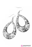 Paparazzi "Avant GARDEN" Silver Earrings Paparazzi Jewelry