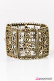 Paparazzi "A Victorian Frame Of Mind" Brass Bracelet Paparazzi Jewelry