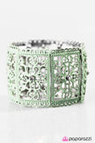 Paparazzi "A Victorian Frame Of Mind" Green Bracelet Paparazzi Jewelry