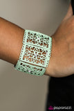 Paparazzi "A Victorian Frame Of Mind" Green Bracelet Paparazzi Jewelry