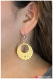 Paparazzi "A Whole New World" Yellow Earrings Paparazzi Jewelry