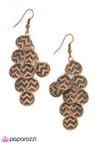 Paparazzi "A Win-Win Situation - Copper" earring Paparazzi Jewelry