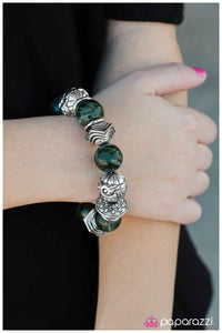 Paparazzi "A Wondrous Place" Green Bracelet Paparazzi Jewelry