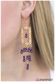 Paparazzi "Aztec Attitude - Purple " earring Paparazzi Jewelry