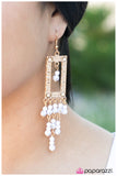 Paparazzi "Aztec Attitude - White" earring Paparazzi Jewelry
