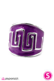 Paparazzi "Aztec Heir" Purple Ring Paparazzi Jewelry