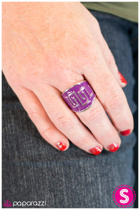 Paparazzi "Aztec Heir" Purple Ring Paparazzi Jewelry