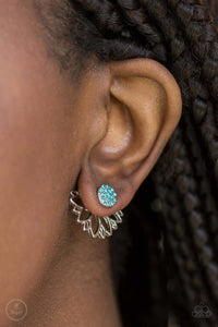 Paparazzi "A Fan Fave" EXCLUSIVE  Blue Post Earrings Paparazzi Jewelry