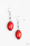 Paparazzi "Back To The SANDSTONE Age" Red Earrings Paparazzi Jewelry