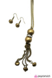 Paparazzi "Back To Where We Started - Brass" necklace Paparazzi Jewelry