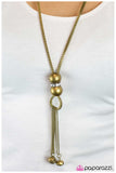 Paparazzi "Back To Where We Started - Brass" necklace Paparazzi Jewelry